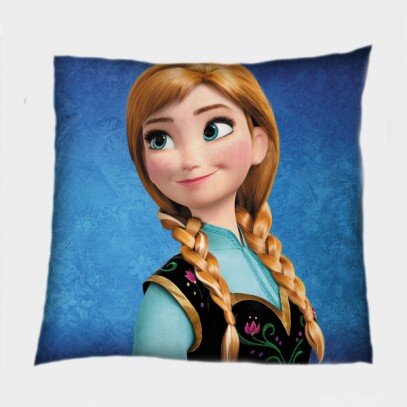 Ефектна деко възглавница Ана от Замръзналото кралство Елза и Ана - Ana Frozen