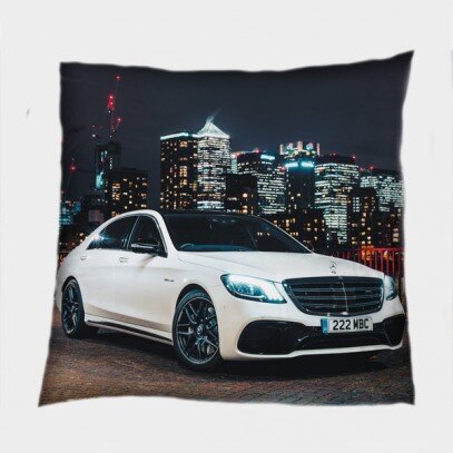 Декоративна възглавница Мерцедес в града - Mercedes in the City