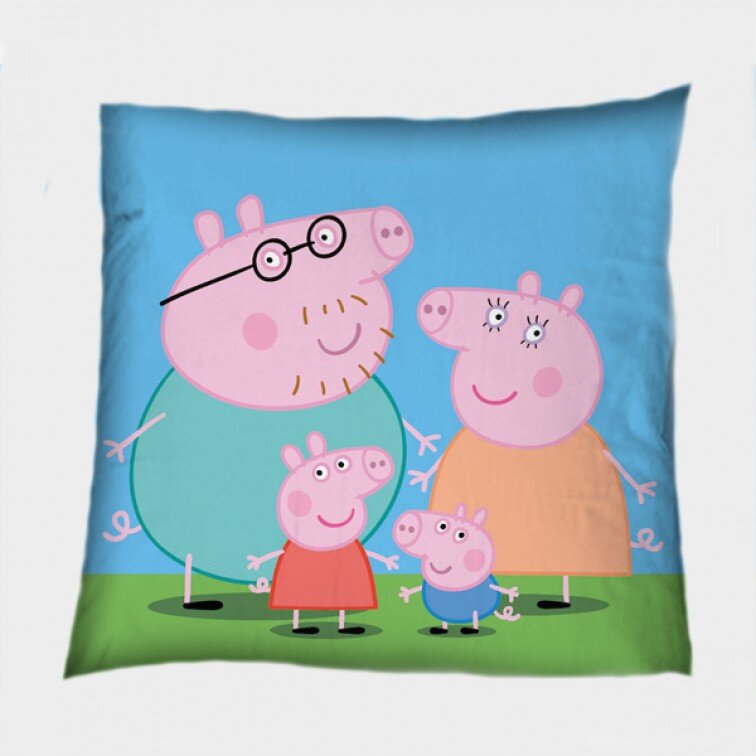 Детска декоративна възглавница Пепа Пиг - Peppa Pig