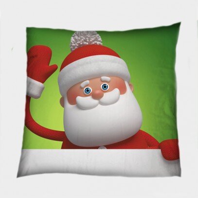 Декоративна коледна възглавница Дядо Мраз - Santa Claus