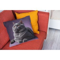 Деко възглавница British Shorthair cat - Британската късокосместа котка
