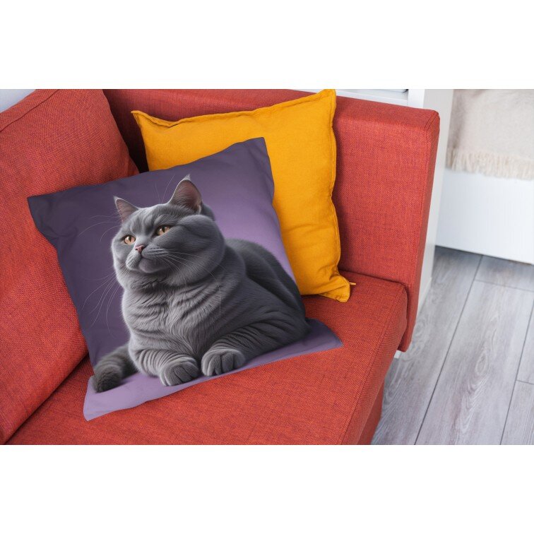 Деко възглавница British Shorthair cat - Британската късокосместа котка