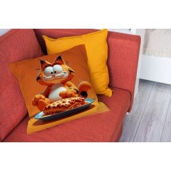 Деко възглавница Garfield's Gluttonous Delight - Лакомото удоволствие на Гарфилд