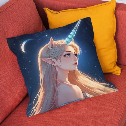 Ефектна възглавница Елф еднорог - Elf Unicorn
