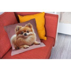 Възглавница fluffy orange Pomeranian - Неустоимият оранжев померан
