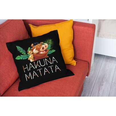 Деко възглавница Hakuna Matata - Хакуна Матата
