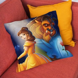 Декоративна възглавница Красавицата и Звяра - Beauty and the Beast Animation