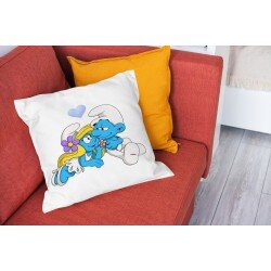 Възглавница Smurfs in Love - Влюбени Смърфове