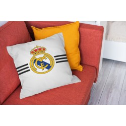 Деко възглавница Лого Реал Мадрид с линии - Real Madrid Logo with Lines