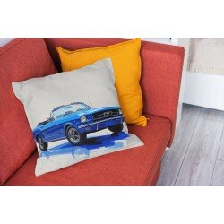 Възглавница The Classic Blue Mustang - Класическият син Мустанг
