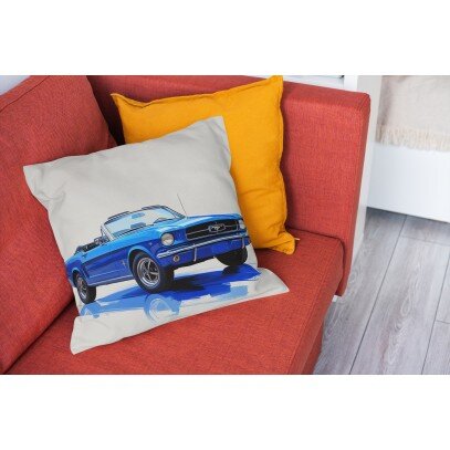 Възглавница The Classic Blue Mustang - Класическият син Мустанг