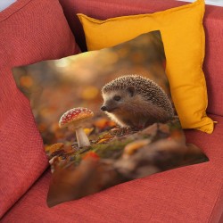 3D възглавница Таралеж през есента - Autumn Hedgehog