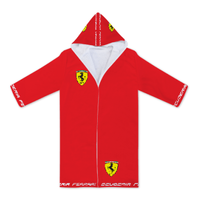 Детски халат за баня с качулка Ферари - Ferrari