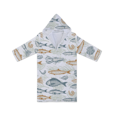 Детски халат за баня Риби - FIsh 2 