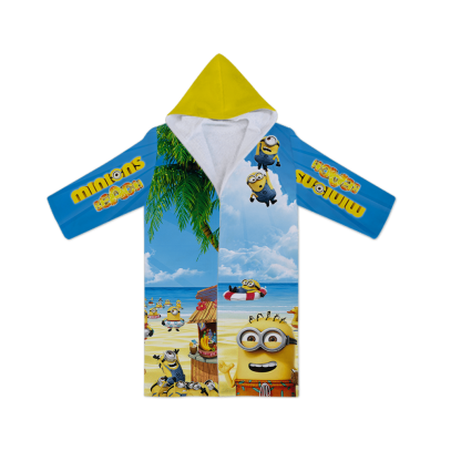 Детски 3D халат за баня Минионите - Minions
