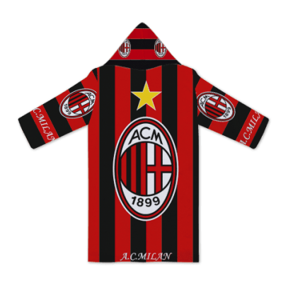 Футболен детски халат за баня Милан - Milan