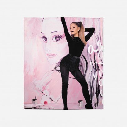 3D одеяло от полар Ариана Гранде Арт - Ariana Grande Art