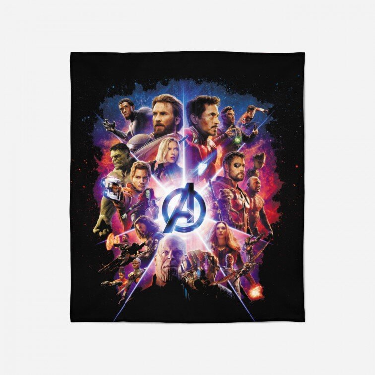 Одеяло с 3D печат Отмъстителите - Avengers