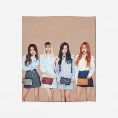 Фенско поларено одеяло Blackpink