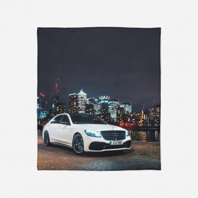 Одеяло с 3D печат Мерцедес в града - Mercedes in the City