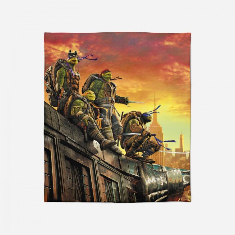 Зимно одеяло Костенурките Нинджа - Ninja Turtles