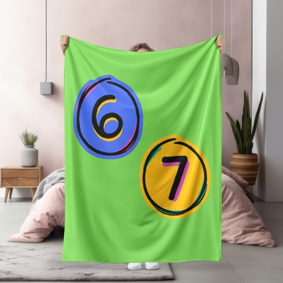 Ефектно одеяло 6-7 в зелено - 6-7 Green