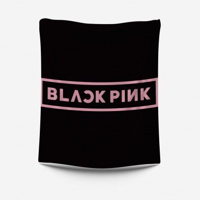 3D одеяло полар BlackPink - лого