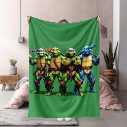 Детско одеяло Four Mutant Ninja Turtles - Костенурките нинджа