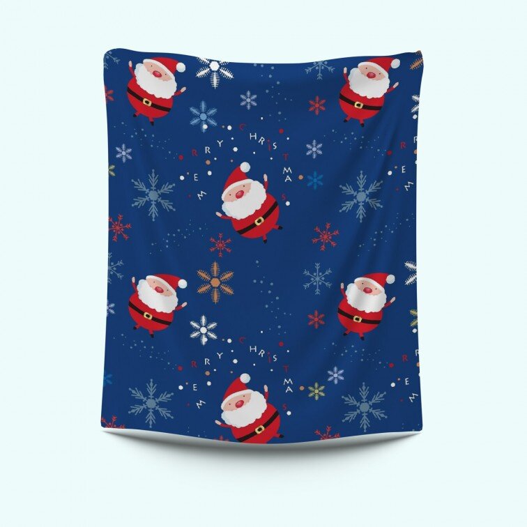 Ефектно одеяло Дядо Коледа - Santa Christmas