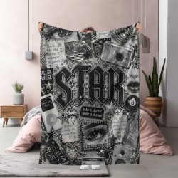 Ефектно 3D одеяло  Y2K star