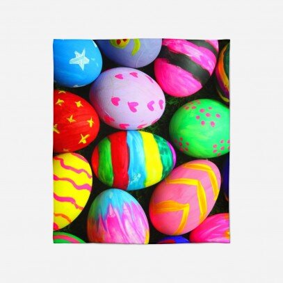 Великденско одеяло Цветни великденски яйца - Colorul Easter Eggs
