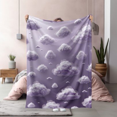 3D Одеяло Designed clouds - Изваяни облаци