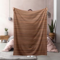 3D Одеяло Horizontal lines with subtle texture - Хоризонтален ритъм