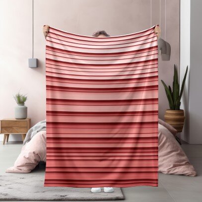 3D Одеяло Horizontal stripes - Ритъм в линии