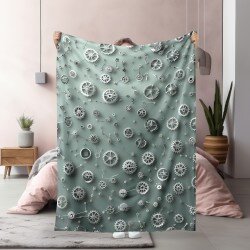3D Одеяло Intricately interconnected tiny gears - Танц на зъбните колела