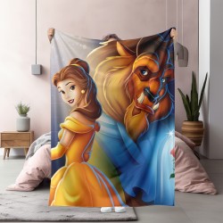 3D одеяло Красавицата и Звяра - Beauty and the Beast Animation