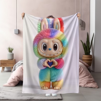 Одеяло Цветен Лабубу - Colorful Labubu