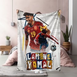 Одеяло Ламин Ямал футболист - Lamine Yamal football player
