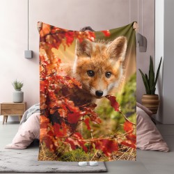 Сезонно одеяло Лисица през есента - Autumn Fox