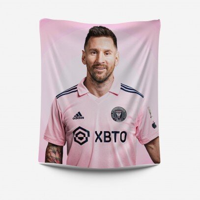 3D фенско одеяло полар Messi Inter - Меси Интер