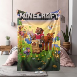 Пъстро одеяло Майнкрафт - Minecraft Spring