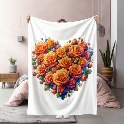 Одеяло Orange Roses - Оранжеви рози