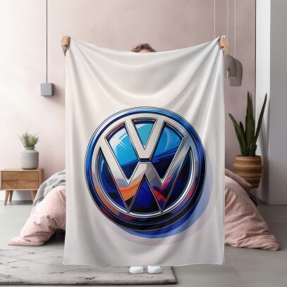 Одеяло Painting Volkswag logo - Артистично VW