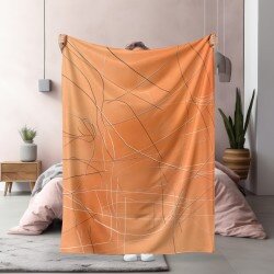 Одеяло Pastel orange hued - Пастелно оранжево