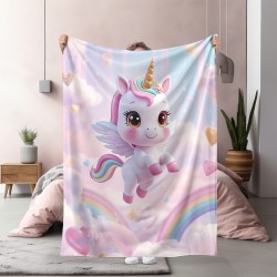 3D одеяло Приказен еднорог - Fairy Unicorn