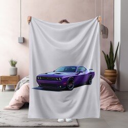 Одеяло Purple Dodge car - кола Додж