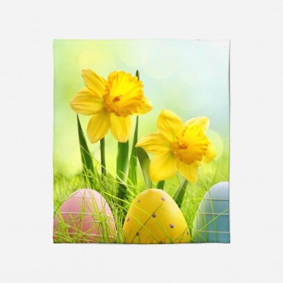Великденско одеяло Пъстър Великден - Bright Easter
