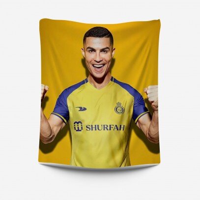 3D фенско одеяло Cristiano Ronaldo Al Nassr - Кристиано Роналдо Ал Наср