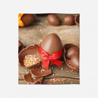 Великденско одеяло Шоколадови яйца - Chocolate Eggs