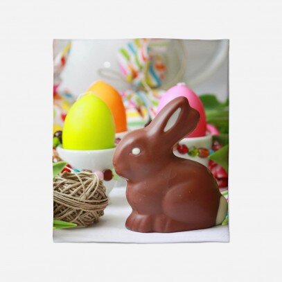 Празнично одеяло Шоколадово зайче - Chocolate Bunny